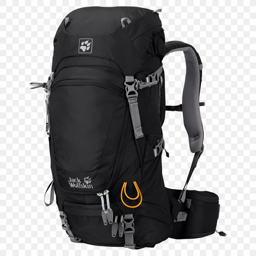 Backpack Jack Wolfskin Hiking Trail Bag, PNG, 1024x1024px, Backpack, Backpacking, Bag, Black, Deuter Act Trail 30 Download Free