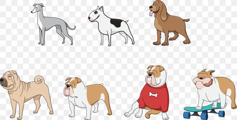 Bulldog Bull Terrier Puppy Australian Cattle Dog Boxer, PNG, 1920x973px, Bulldog, Animal, Animal Figure, Australian Cattle Dog, Boxer Download Free