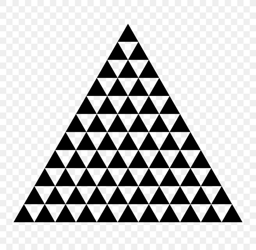 Tessellation Equilateral Triangle Clip Art, PNG, 800x800px, Tessellation, Area, Black, Black And White, Equiangular Polygon Download Free