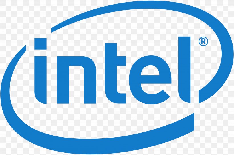 Intel Dell Hewlett Packard Enterprise Computer Logo, PNG, 4832x3200px, Intel, Apple, Area, Blue, Brand Download Free