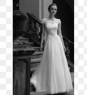 Dress - Wedding Dress Fashion Lace PNG