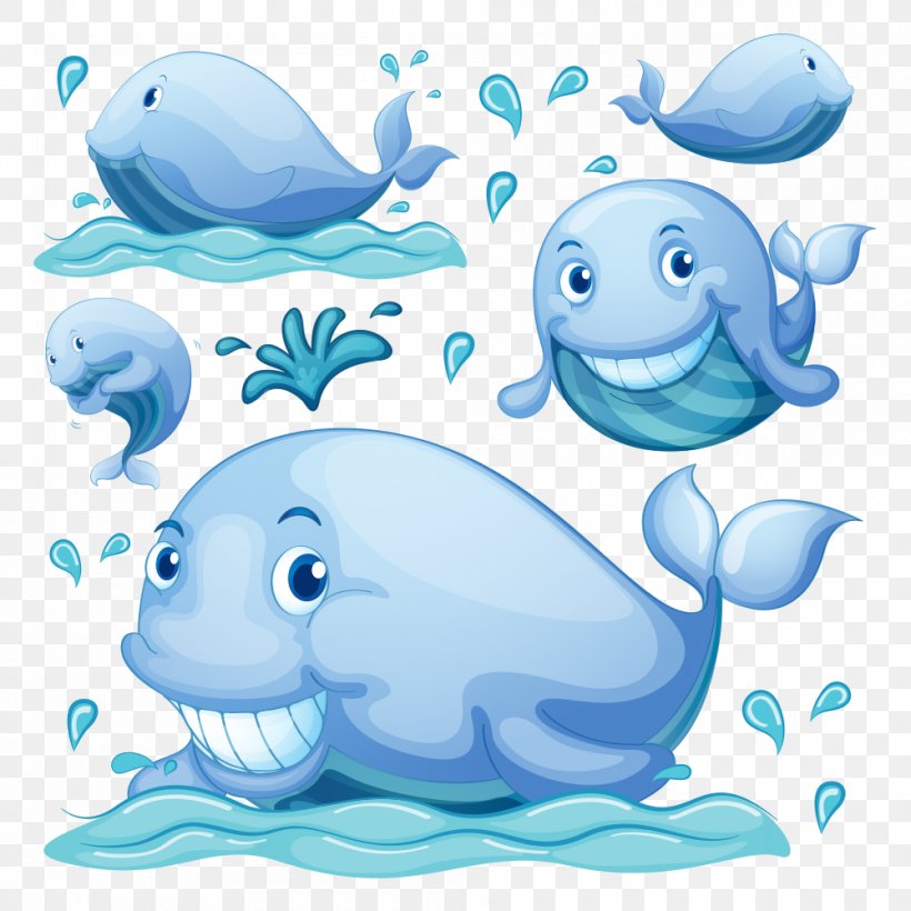 Royalty-free Photography Clip Art, PNG, 1000x1000px, Royaltyfree, Blue, Blue Whale, Cartoon, Dolphin Download Free