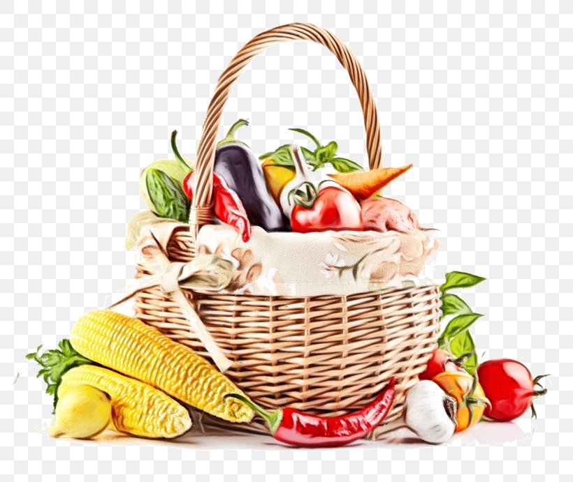 Basket Hamper Food Picnic Basket Gift Basket, PNG, 800x691px, Watercolor, Basket, Food, Gift Basket, Hamper Download Free