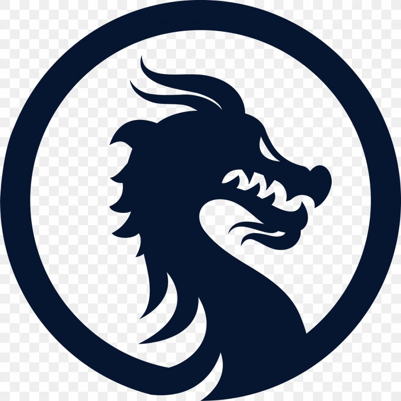 Dragon Logo, PNG, 1514x1514px, Dragon, Black And White, Chinese Dragon, Fantasy, Logo Download Free