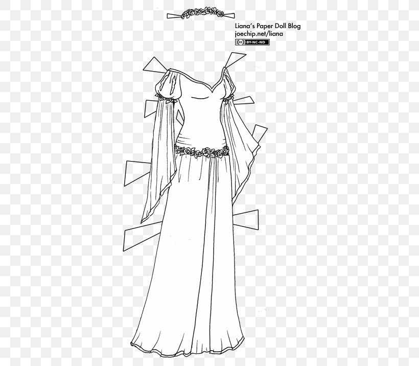 Dress Sketch Shirt Sleeve Gown, PNG, 380x716px, Dress, Area, Arm, Artwork, Black Download Free