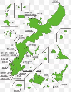 Map - Okinawa Islands Map Naha PNG