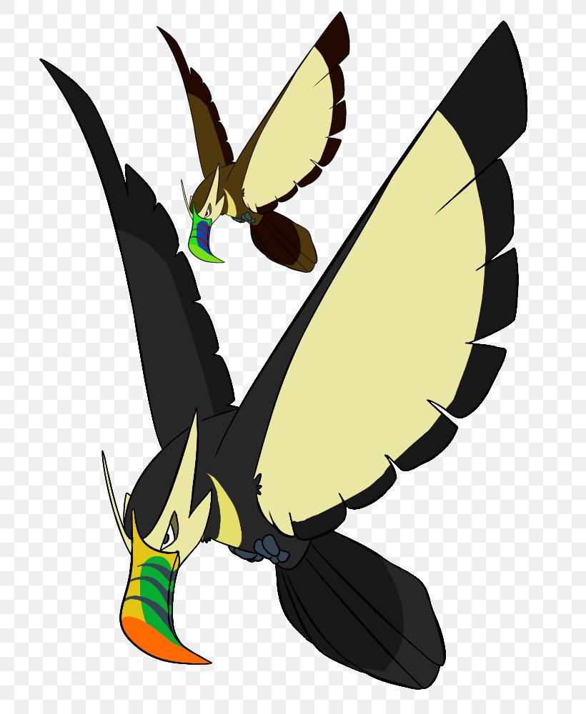 Butterfly Bird Beak Absol Pokémon, PNG, 800x1000px, Butterfly, Absol, Artwork, Beak, Bird Download Free