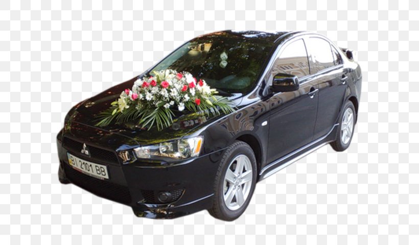 Mitsubishi Lancer Bride Wedding Invitation Flower Wagon, PNG, 640x480px, Car, Automotive Design, Automotive Exterior, Brand, Bride Download Free