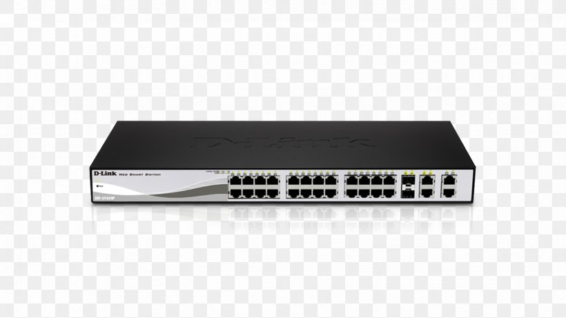 Network Switch Gigabit Ethernet Power Over Ethernet D-Link Small Form-factor Pluggable Transceiver, PNG, 1664x936px, Network Switch, Audio Receiver, Computer, Computer Network, Dlink Download Free