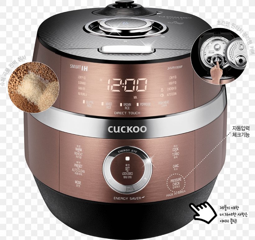 Rice Cookers Cuckoo Electronics Induction Heating Induction Cooking, PNG, 1010x952px, Rice Cookers, Cooker, Cookware And Bakeware, Cuckoo Electronics, Cup Download Free