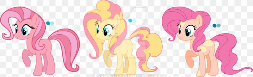 Fluttershy Applejack Pony Pinkie Pie Rainbow Dash, PNG, 1024x312px, Watercolor, Cartoon, Flower, Frame, Heart Download Free