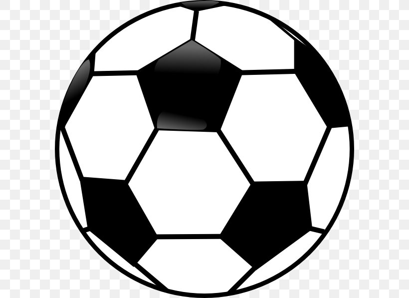 Football White Black Clip Art, PNG, 600x597px, Ball, Area, Beach Ball, Black, Black And White Download Free