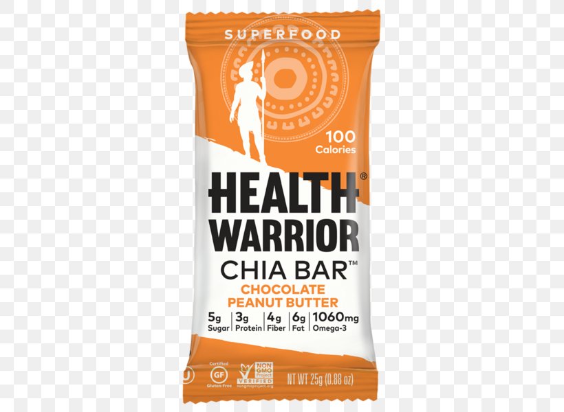 Health Warrior Chocolate Peanut Butter Chia Bar Superfood Dietary Supplement Product, PNG, 600x600px, Superfood, Bar, Boutique, Chia Seed, Chocolate Download Free