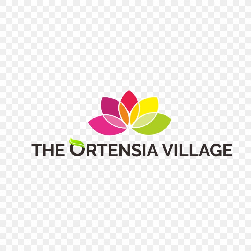 Logo The Ortensia Village Brand Font, PNG, 1000x1000px, Logo, Area, Bogor Regency, Brand, Text Download Free