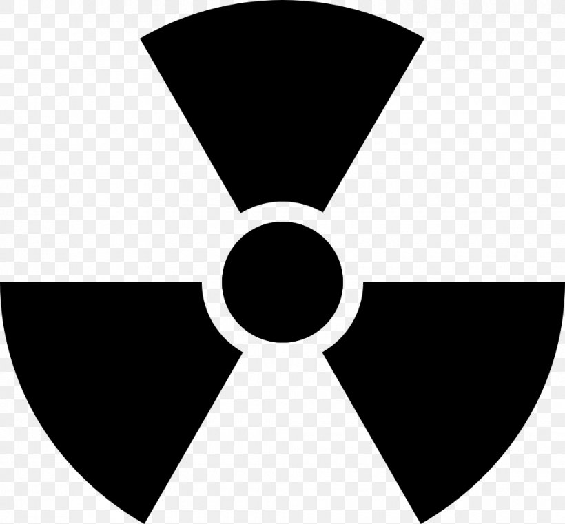 Radioactive Decay Radiation Symbol Clip Art, PNG, 980x910px, Radioactive Decay, Black, Black And White, Brand, Hazard Symbol Download Free