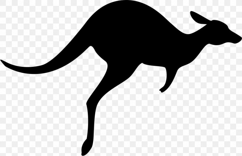 Australia Macropodidae Kangaroo Wallaby, PNG, 981x635px, Australia, Black And White, Eastern Grey Kangaroo, Fauna, Horn Download Free