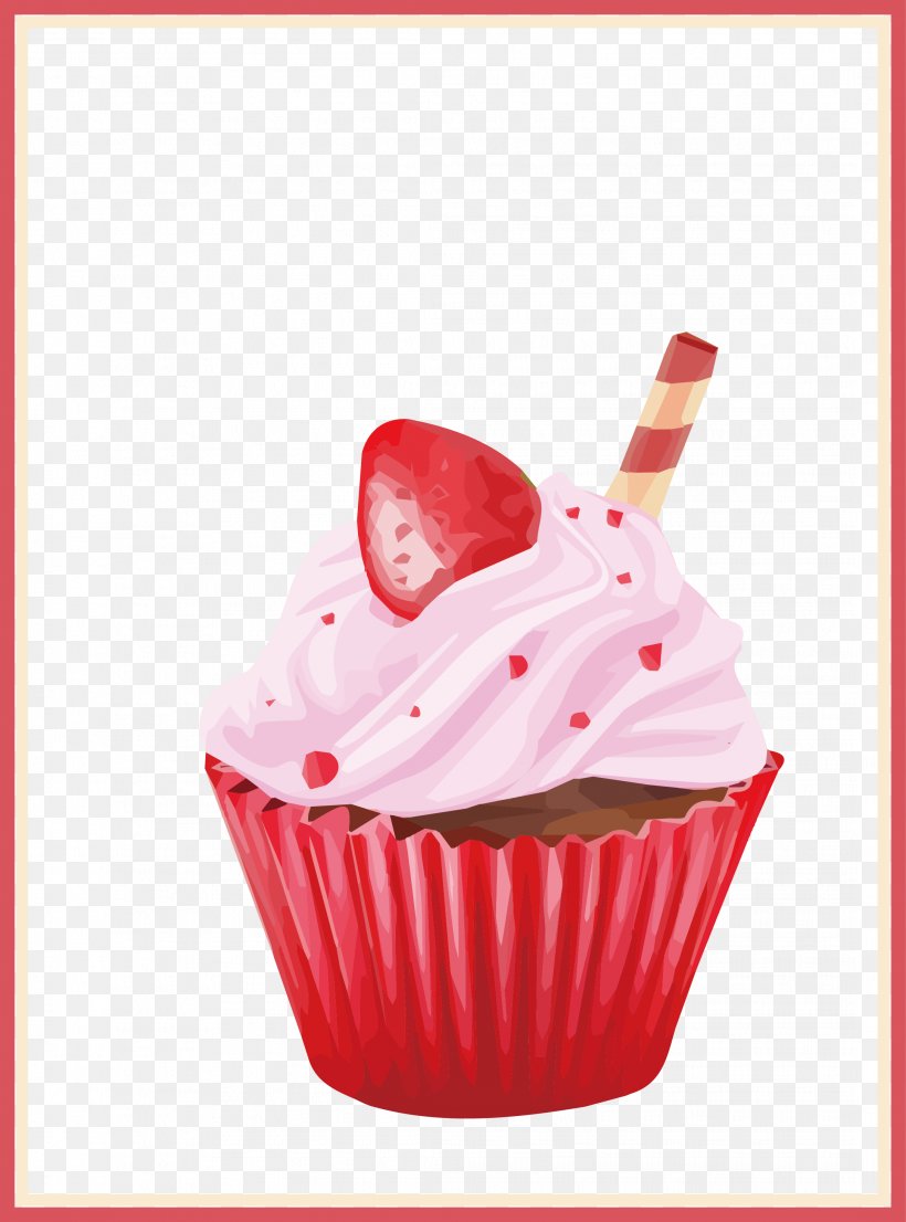 Cupcake Egg Tart Strawberry Cream Cake, PNG, 2169x2927px, Cupcake, Baking, Baking Cup, Buttercream, Cake Download Free