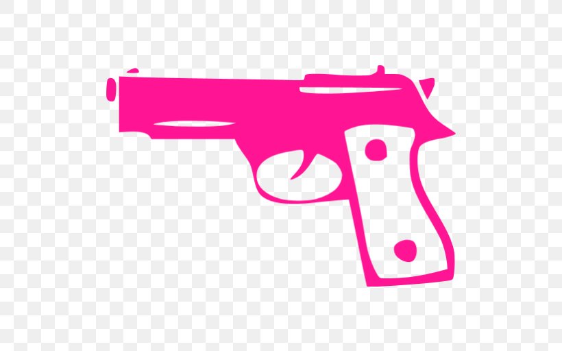 Pink Pistols Firearm Clip Clip Art, PNG, 512x512px, Watercolor, Cartoon, Flower, Frame, Heart Download Free