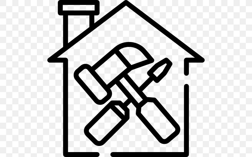 Real Estate House Home Inspection Home Repair Maintenance, PNG, 512x512px, Real Estate, Area, Black And White, Building, Electrician Download Free