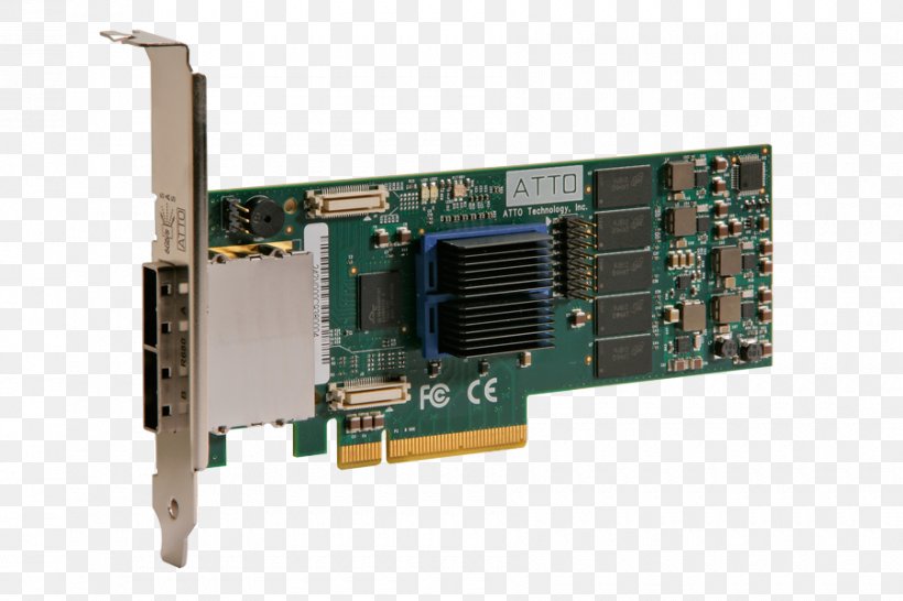Graphics Cards & Video Adapters Serial Attached SCSI Serial ATA PCI Express ATTO Technology, PNG, 900x600px, Graphics Cards Video Adapters, Adapter, Atto Technology, Computer Component, Computer Network Download Free