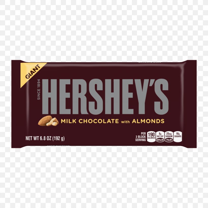 Hershey Bar Chocolate Bar Milk The Hershey Company, PNG, 1280x1280px, Hershey Bar, Almond, Brand, Candy, Candy Bar Download Free
