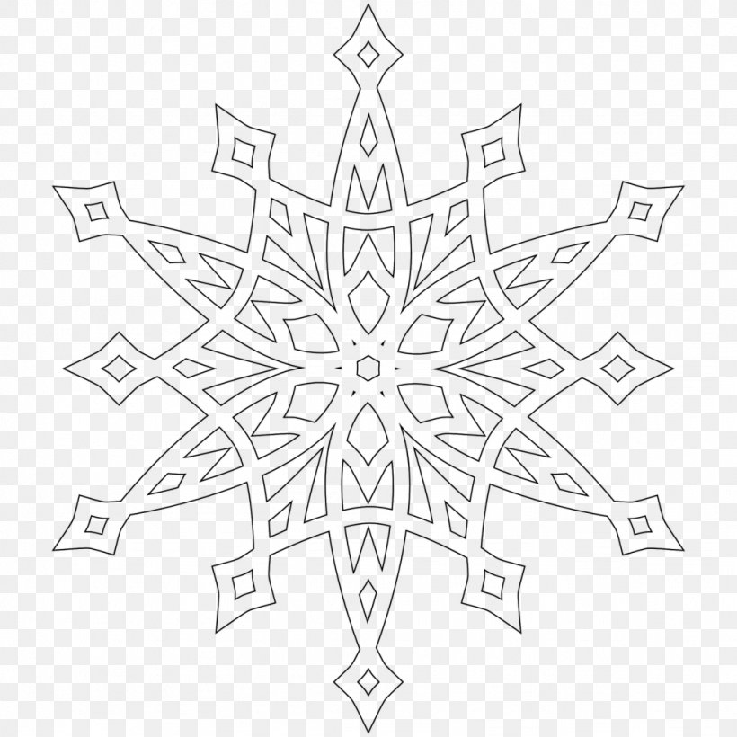 Coloring Book Snowflake Child Page, PNG, 1024x1024px, Coloring Book, Adult, Area, Black And White, Book Download Free