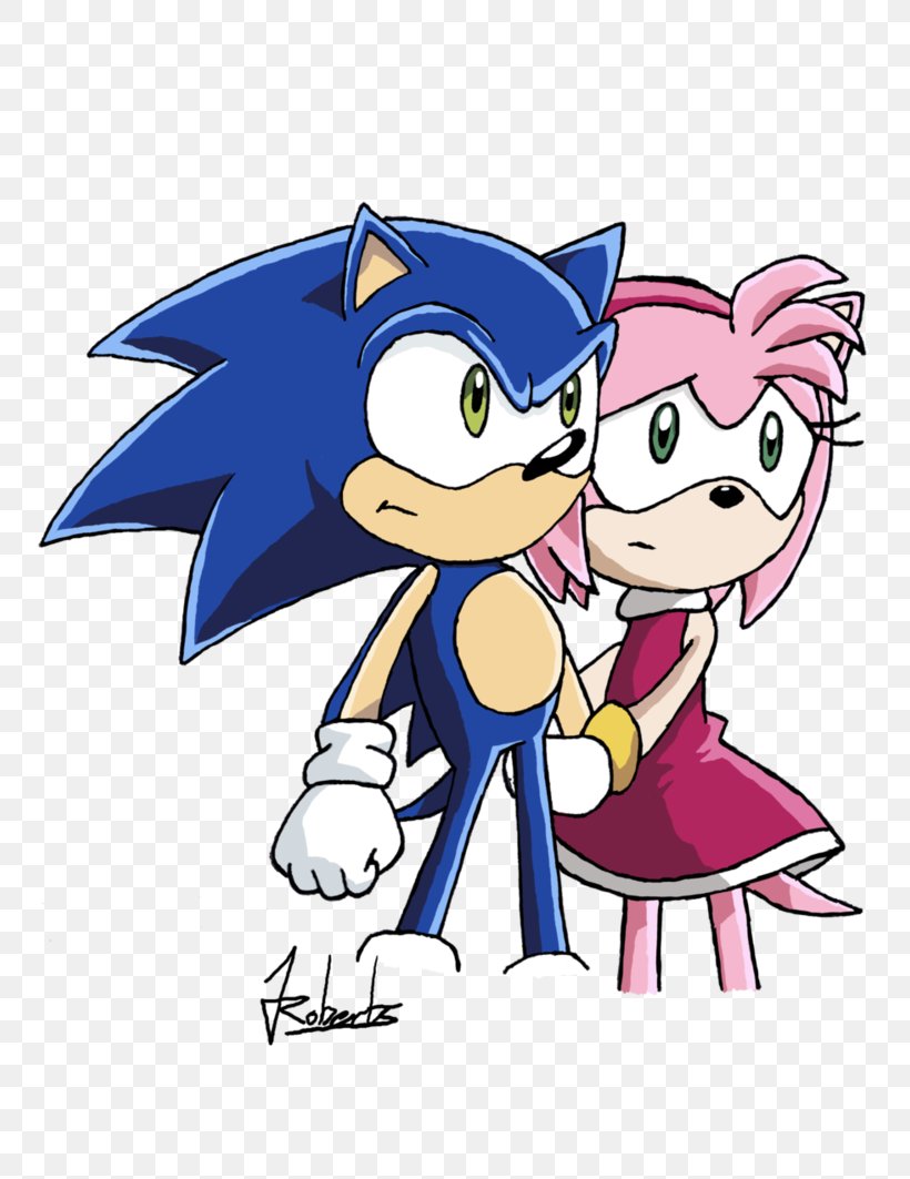 Shadow The Hedgehog Amy Rose Wedding, PNG, 752x1063px, Watercolor, Cartoon, Flower, Frame, Heart Download Free
