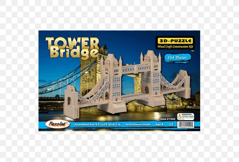 Tower Bridge Tower Of London Jigsaw Puzzles Game, PNG, 555x555px, Tower Bridge, Balsa Wood, Brand, Bridge, Game Download Free