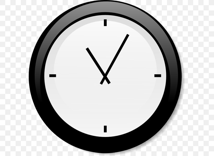 Clock Clip Art, PNG, 600x598px, Clock, Alarm Clocks, Animation, Area, Black And White Download Free