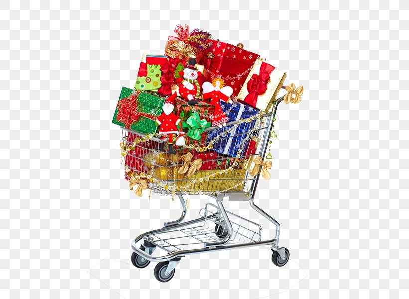 Gift Shopping Cart Christmas, PNG, 600x600px, Gift, Black Friday, Cart, Christmas, Christmas Decoration Download Free