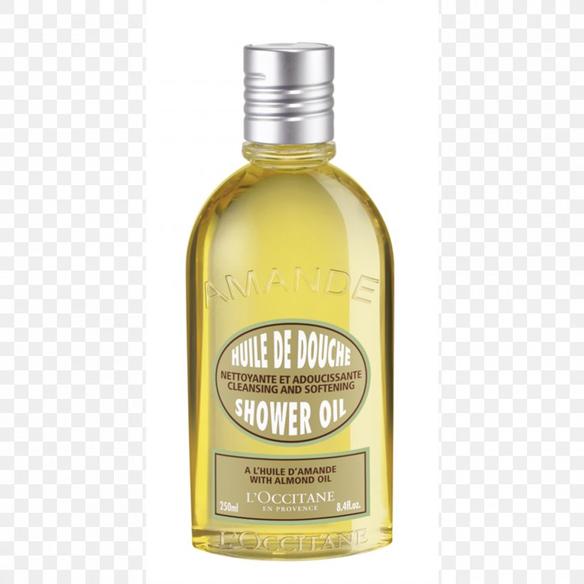 Lotion L'Occitane En Provence Shea Butter Oil Almond, PNG, 1000x1000px, Lotion, Almond, Almond Oil, Body Wash, Cream Download Free