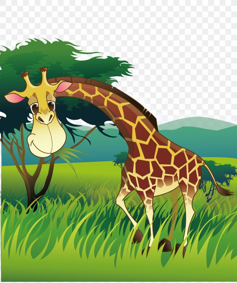 Northern Giraffe West African Giraffe, PNG, 1181x1414px, Northern Giraffe, Art, Cartoon, Cdr, Drawing Download Free
