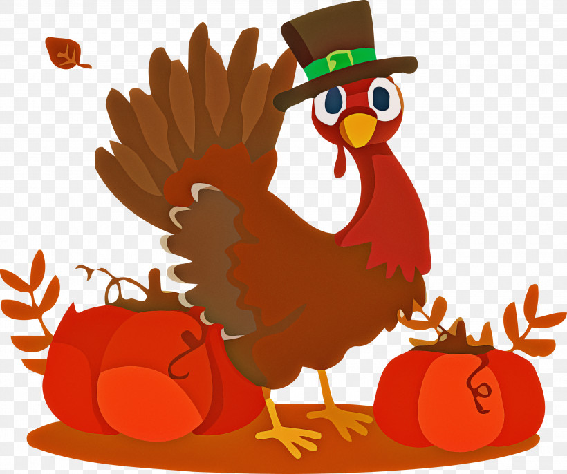 Thanksgiving Turkey, PNG, 3000x2511px, Thanksgiving Turkey, Bird, Cartoon, Chicken, Flightless Bird Download Free