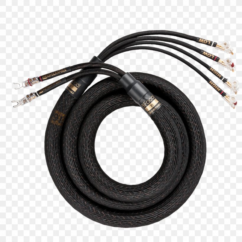 Coaxial Cable Speaker Wire Electrical Cable Electrical Wires & Cable, PNG, 1040x1040px, Coaxial Cable, Audio, Audio Signal, Banana Connector, Biwiring Download Free