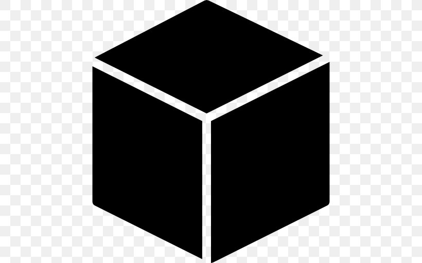 Cube Shape Geometry, PNG, 512x512px, Cube, Black, Black And White, Geometric Shape, Geometry Download Free