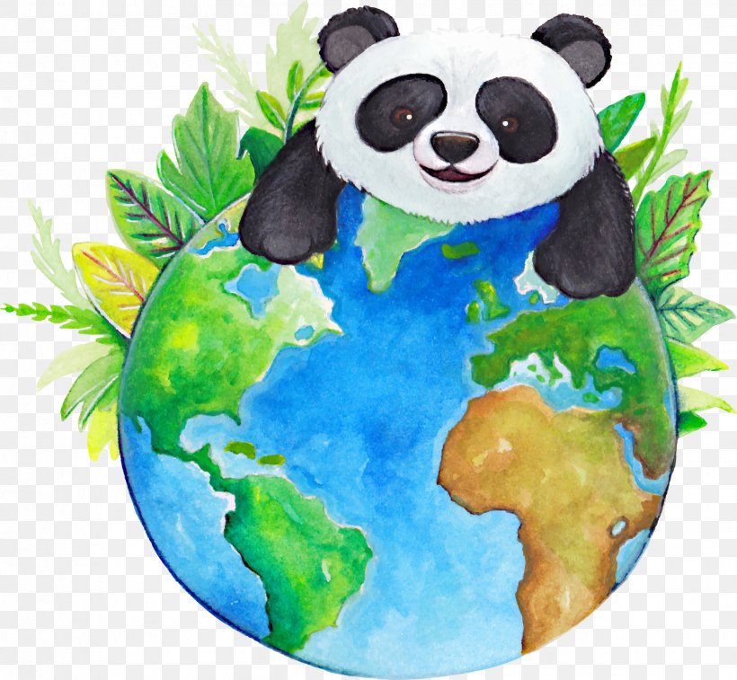 Earth Giant Panda T-shirt, PNG, 1827x1688px, Earth, Bear, Carnivoran, Child, Cuteness Download Free