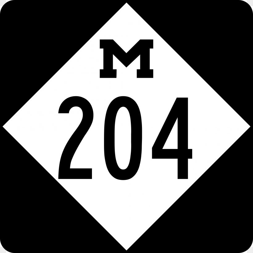 M-22 Traffic Sign Highway T-shirt, PNG, 2000x2000px, Sign, Area, Black And White, Brand, Business Download Free