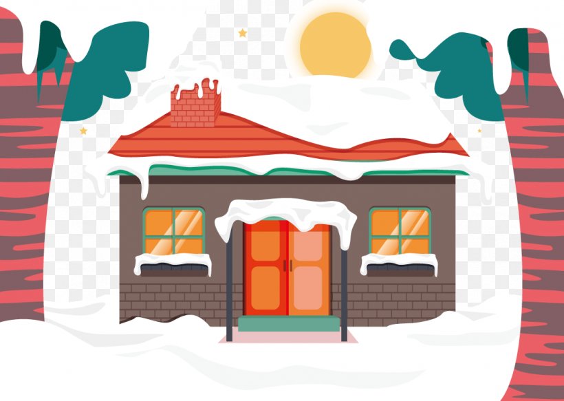 Snow Log Cabin Clip Art, PNG, 1096x780px, Snow, Art, Brand, Cottage, Facade Download Free