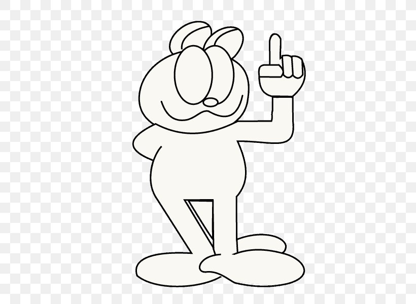 Thumb Drawing Clip Art Vertebrate Garfield, PNG, 678x600px, Watercolor, Cartoon, Flower, Frame, Heart Download Free