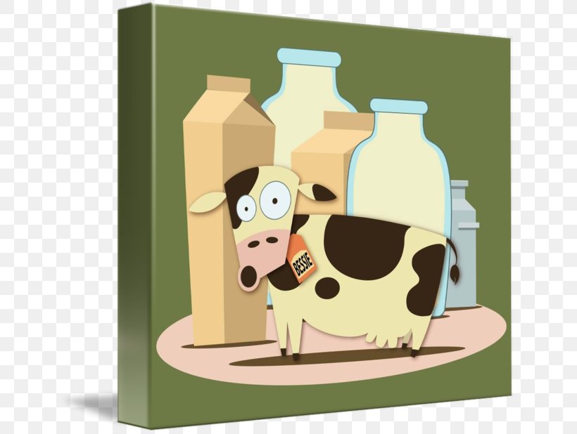 Dairy Products Milk Gallery Wrap Dairy Cattle, PNG, 650x618px, Dairy Products, Art, Box, Canvas, Carton Download Free