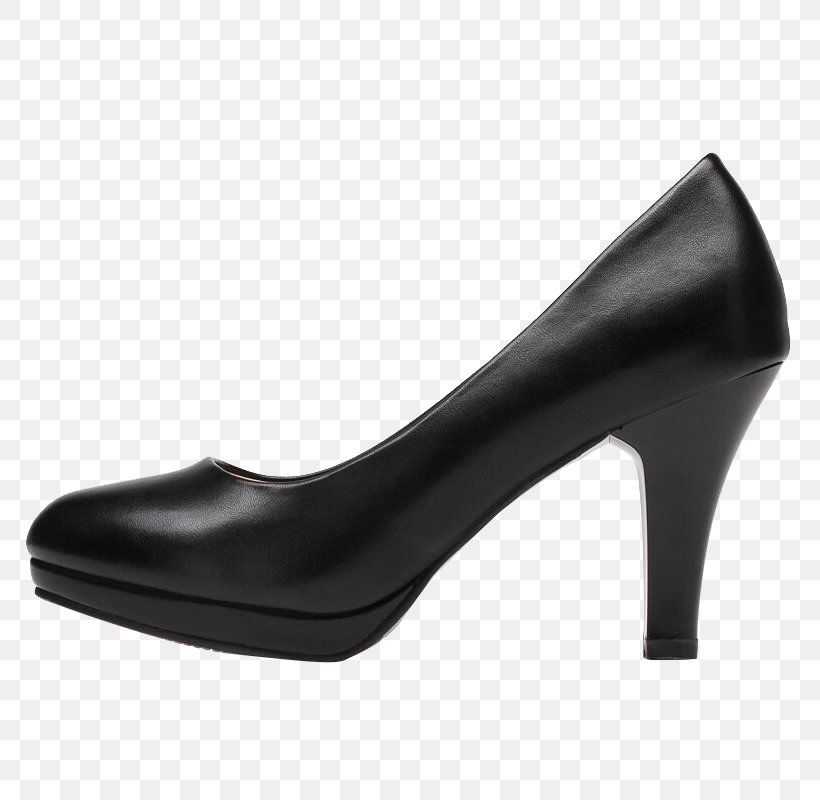 designer black court shoes