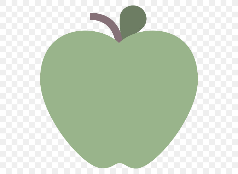 Green Leaf Apple Fruit Plant, PNG, 600x600px, Green, Apple, Food, Fruit, Heart Download Free