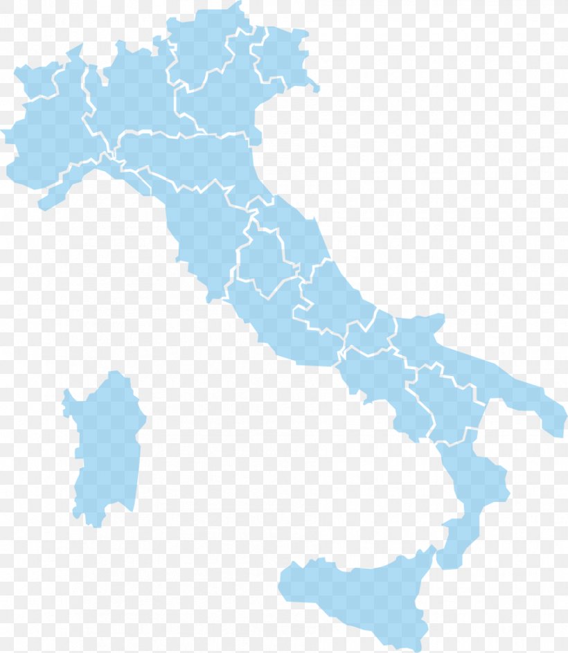 Italy Map, PNG, 906x1042px, Italy, Area, Blank Map, Blue, Cloud Download Free