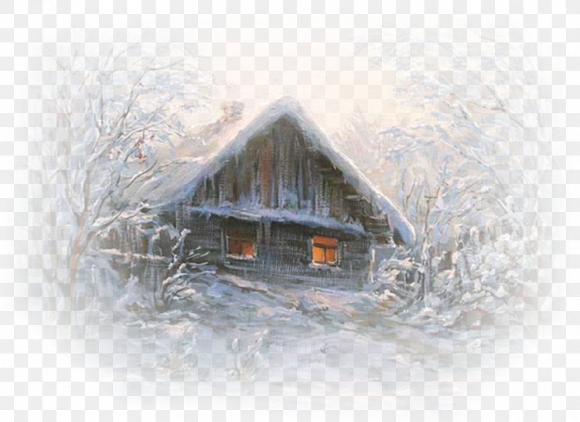 Landscape Painting Winter Clip Art, PNG, 980x714px, Landscape Painting, Autumn, House, Landscape, Painting Download Free