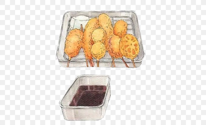 Osaka Kushikatsu Fried Chicken Deep Frying Fried Prawn, PNG, 500x500px, Osaka, Baking, Chicken Meat, Cuisine, Deep Frying Download Free