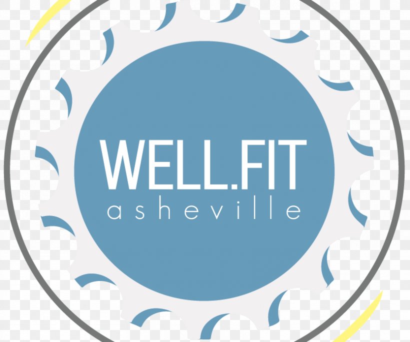 Well.Fit Asheville Fitness Centre Logo Asheville Yoga Center, PNG, 833x695px, Fitness Centre, Area, Asheville, Blue, Brand Download Free