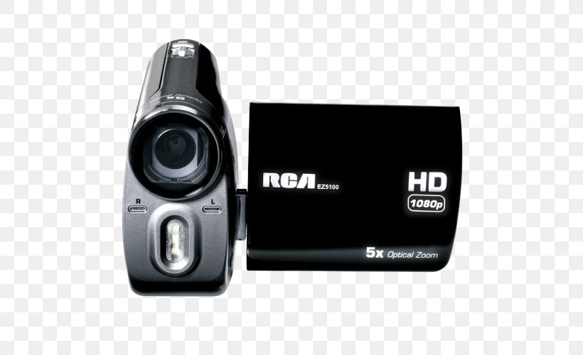 Digital Cameras Video Cameras RCA Ez5100r Small Wonder Palm Style HD 1080p Digital Camcorder (Black/Slver) Camera Lens, PNG, 500x500px, Digital Cameras, Camcorder, Camera, Camera Lens, Cameras Optics Download Free