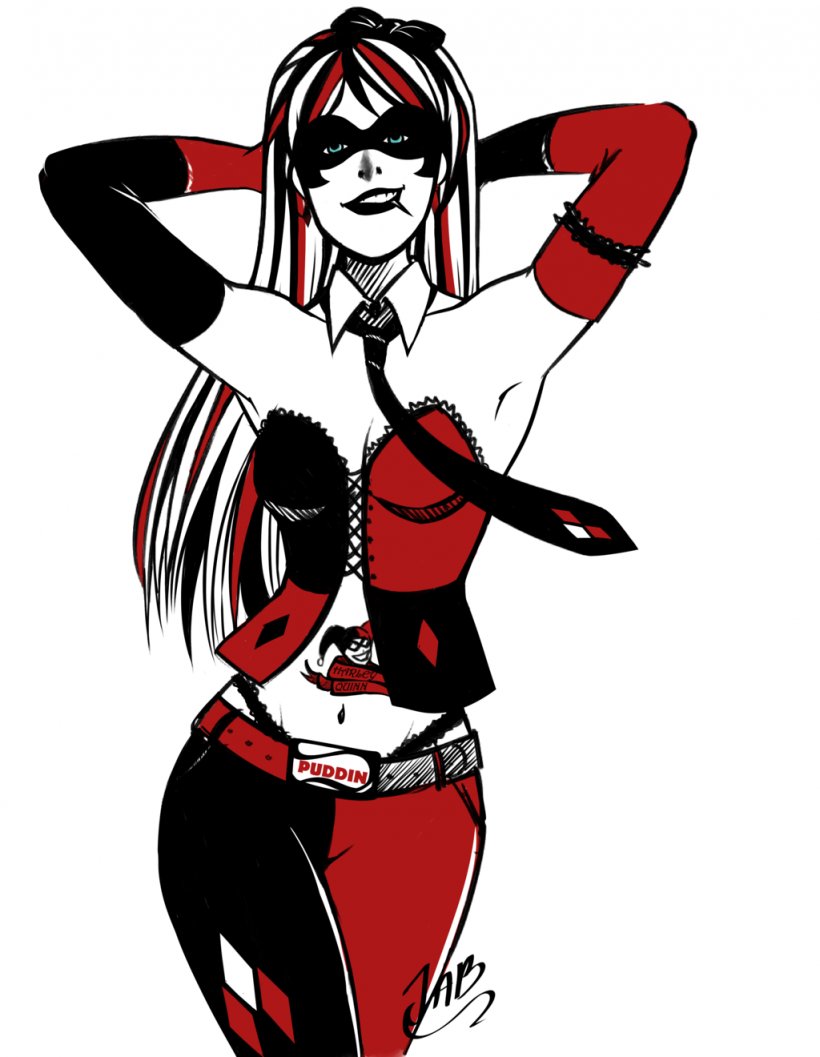 Harley Quinn Visual Arts Sketch, PNG, 1024x1320px, Watercolor, Cartoon, Flower, Frame, Heart Download Free