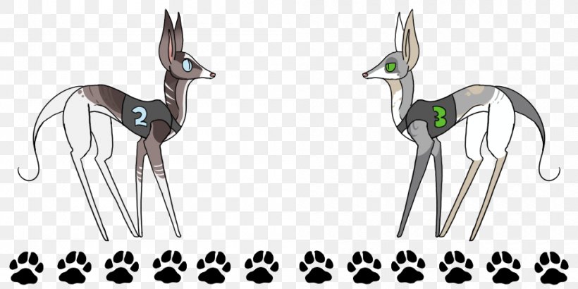 Springbok Canidae Deer Horse Mammal, PNG, 1000x500px, Springbok, Antelope, Canidae, Carnivoran, Character Download Free