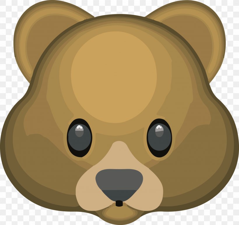 T-shirt Bear Emoji Bag Facebook Messenger, PNG, 3524x3325px, Watercolor, Cartoon, Flower, Frame, Heart Download Free